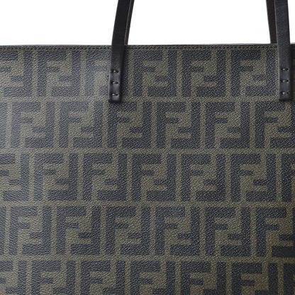 Fendi Zucca Spalmati Medium Roll Tote Tobacco Moro 10 of 10