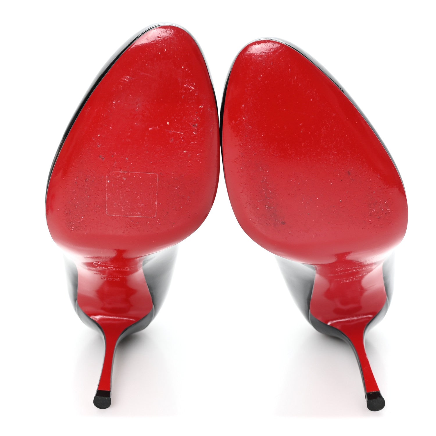 Christian Louboutin Patent Dolly 85 Pumps 38.5 Black 6 of 9