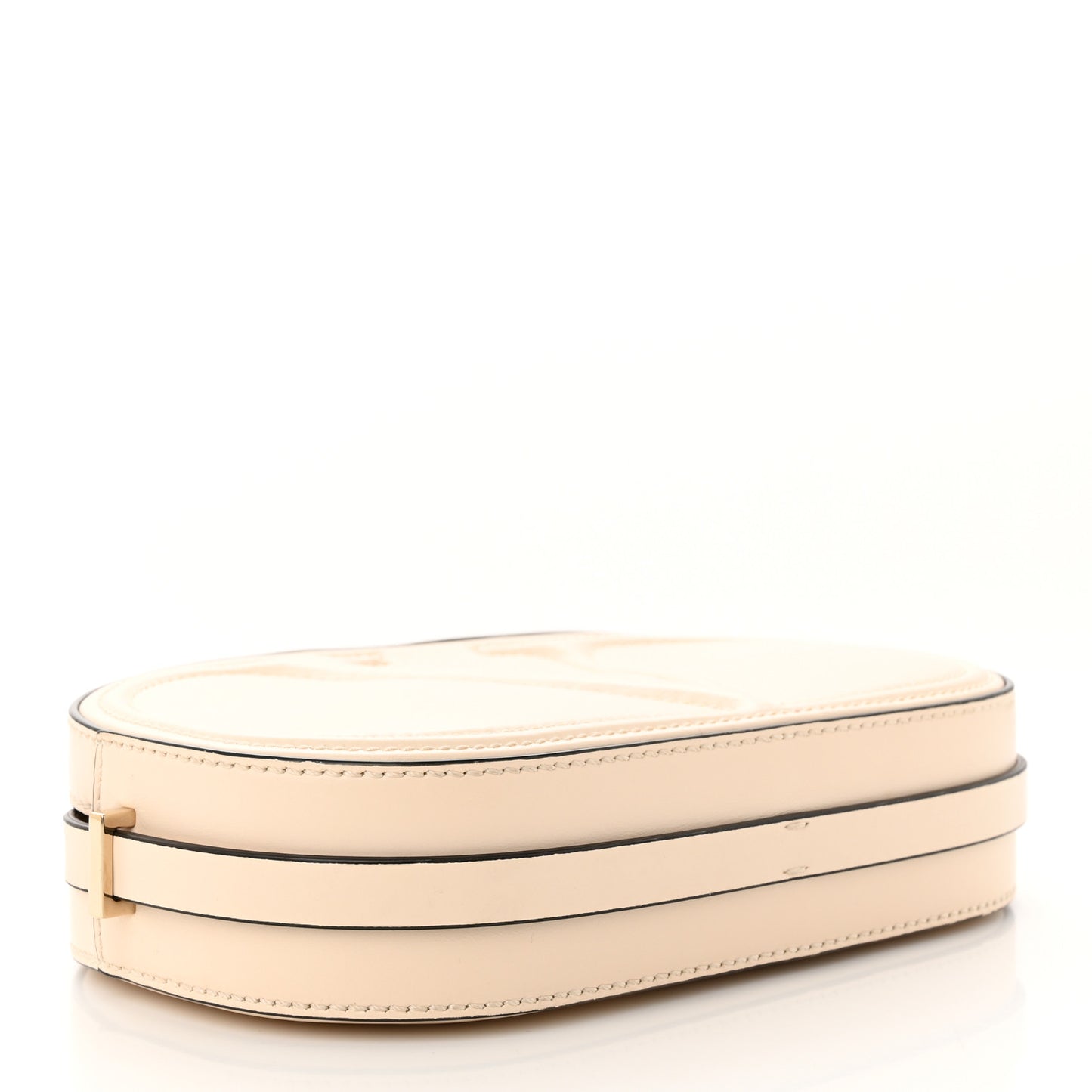 Calfskin VLogo Walk Crossbody White
