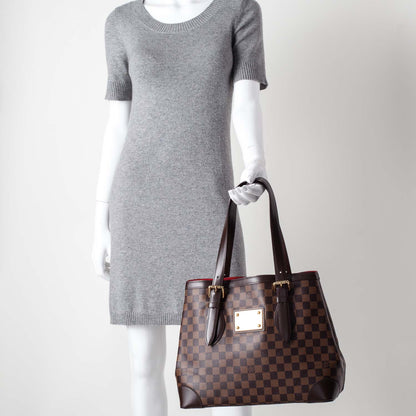 Louis Vuitton Damier Ebene Hampstead MM 2 of 9