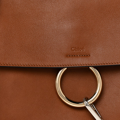 Chloe Calfskin Medium Faye Day Shoulder Bag Tan 7 of 13