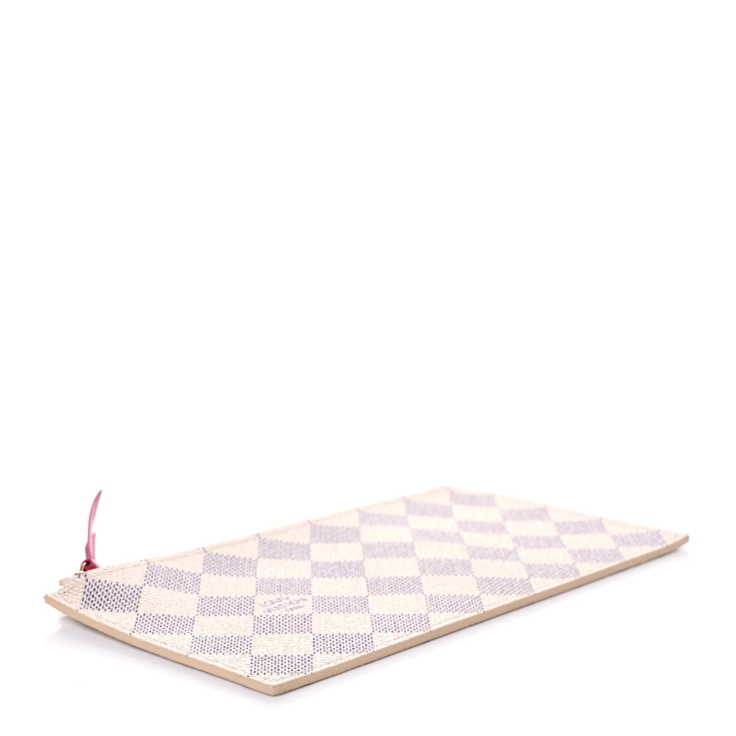Damier Azur Felicie Chain Wallet Zippered Insert Fuchsia