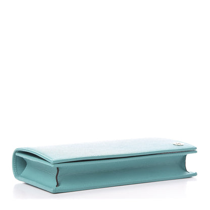 Gucci Shangai Calfskin Medium Betty Chain Wallet Fresia Blue 4 of 10