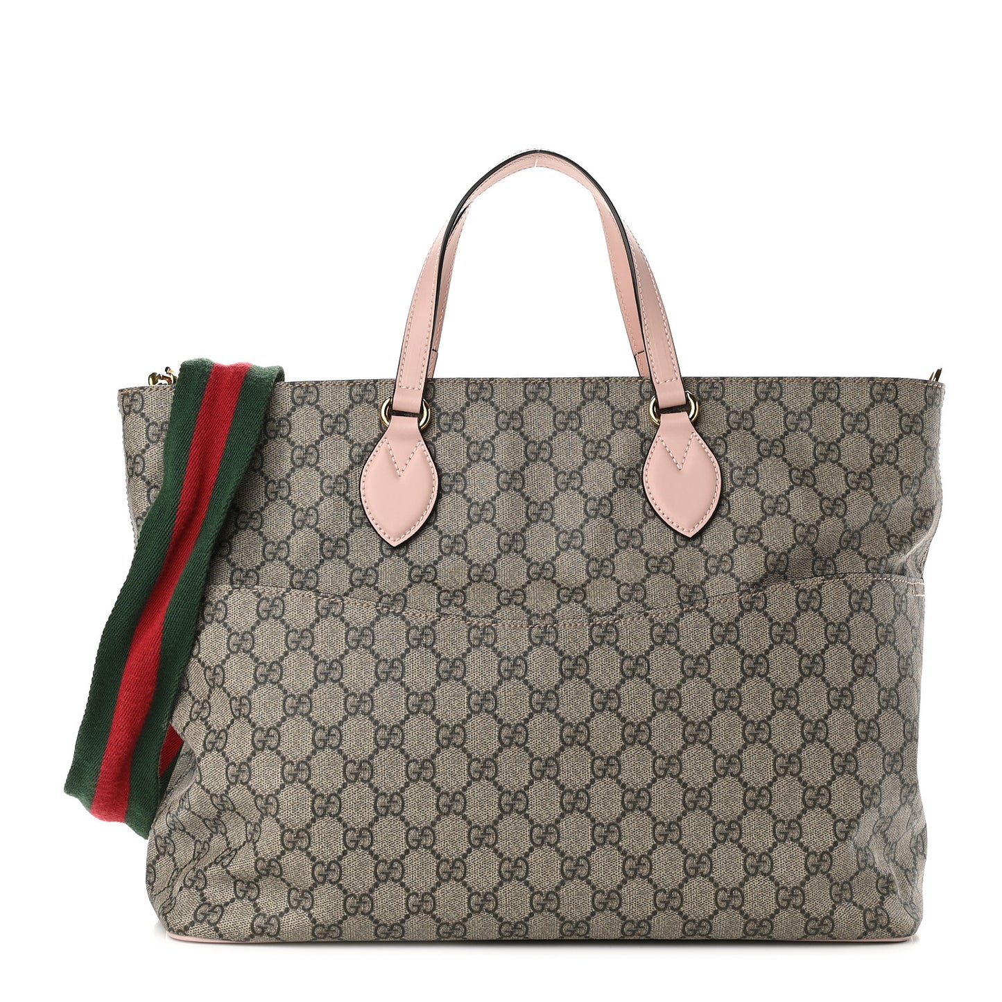Soft GG Supreme Monogram Diaper Bag Pink