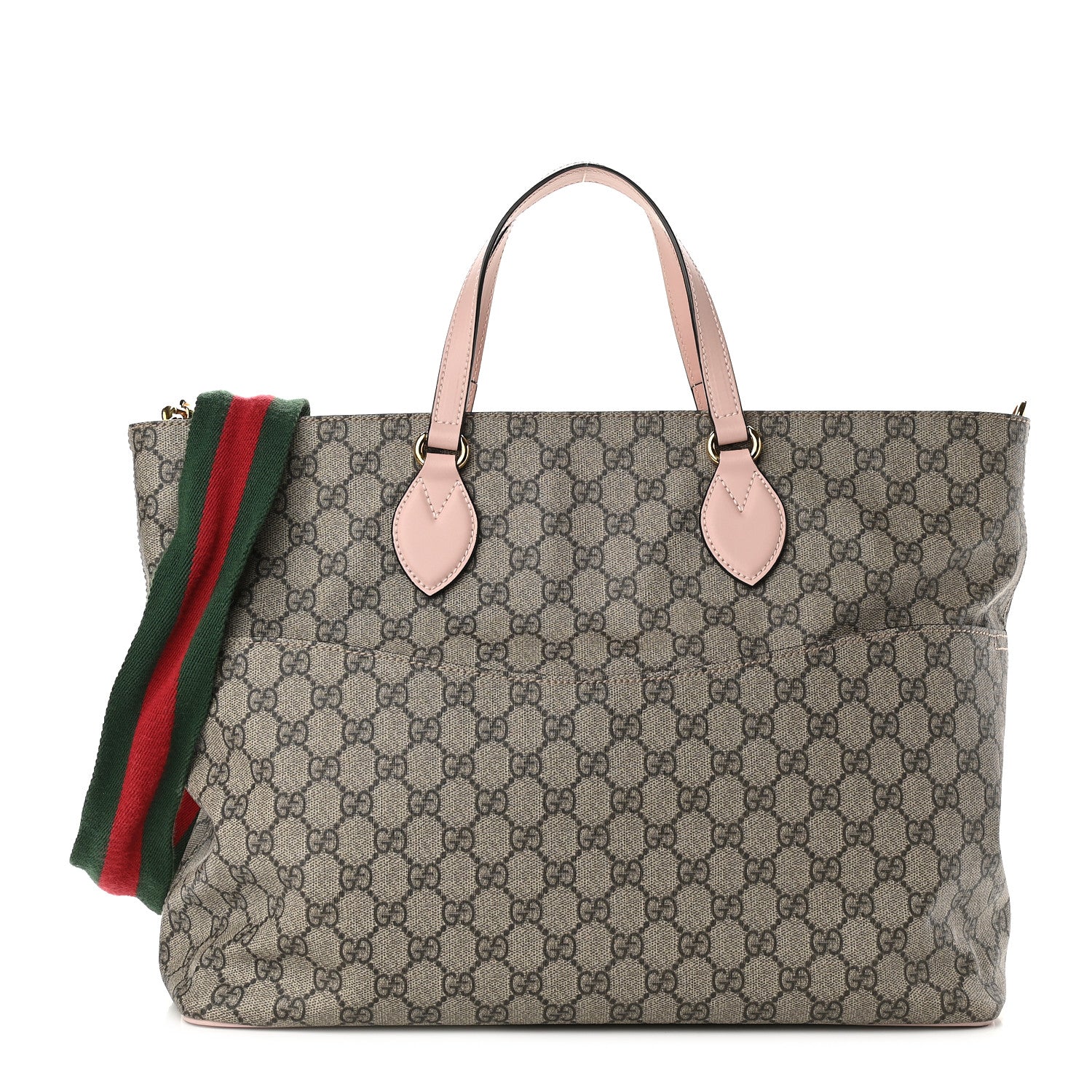 Gucci Soft GG Supreme Monogram Diaper Bag Pink 1 of 10