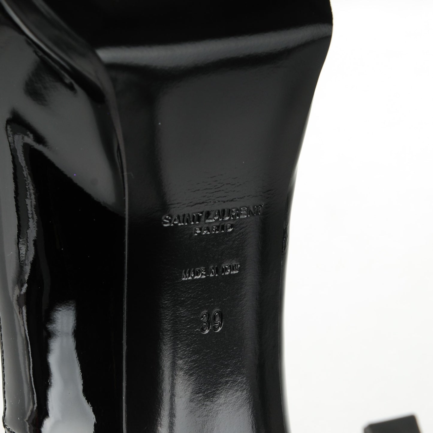 Vitello Vernice Tribtoo 80 Pumps 39 Black