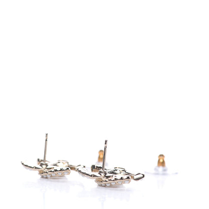 Chanel Pearl Queen of France CC Earrings Gold 4 of 5