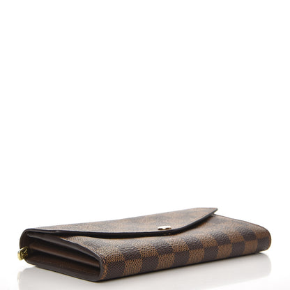 Louis Vuitton Damier Ebene Sarah Wallet NM 4 of 6