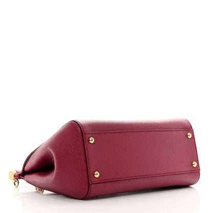 Dolce & Gabbana Dauphine Medium Miss Sicily Satchel Dark Red 4 of 9