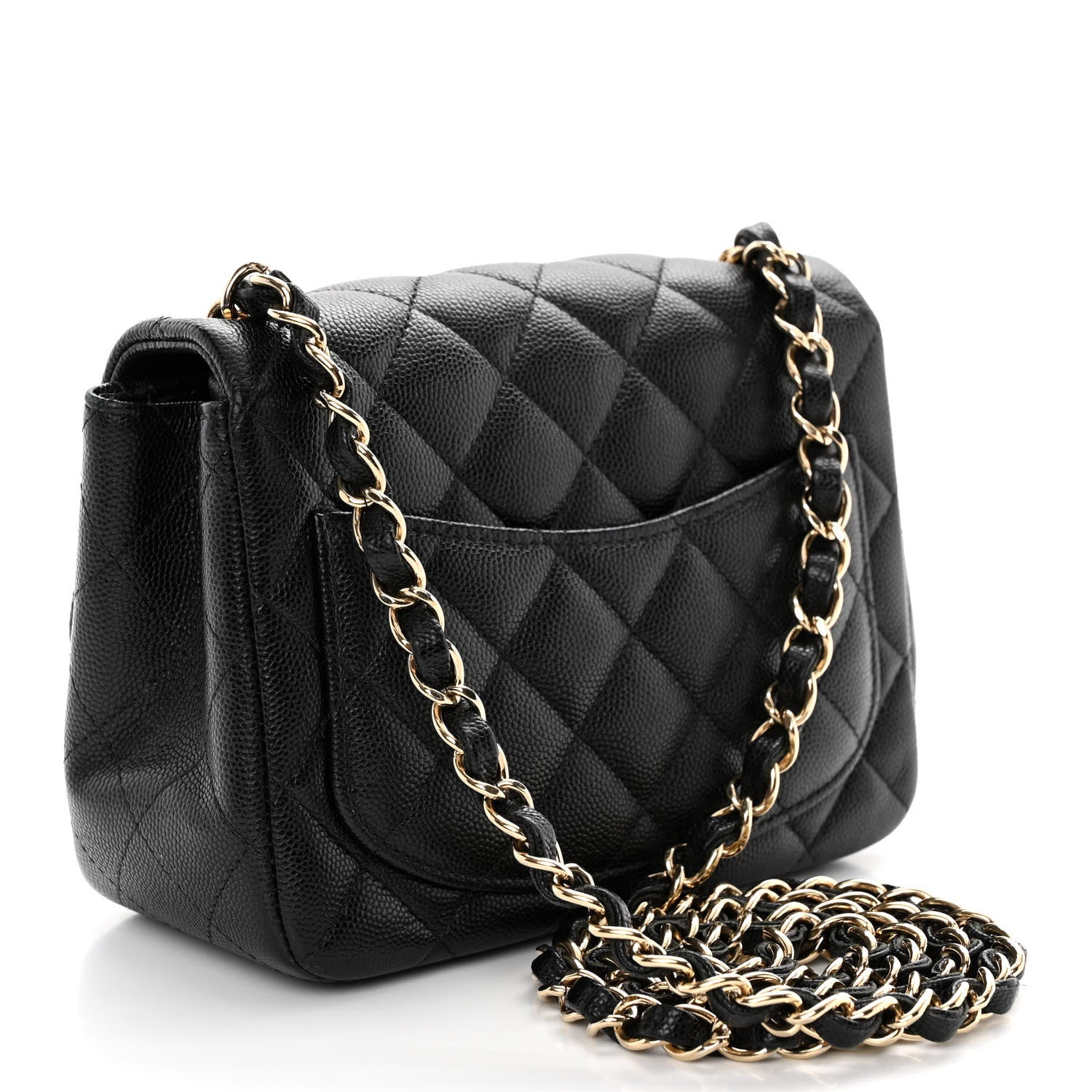 Chanel Caviar Quilted Mini Square Flap Black 3 of 10