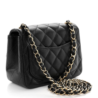 Chanel Caviar Quilted Mini Square Flap Black 3 of 10