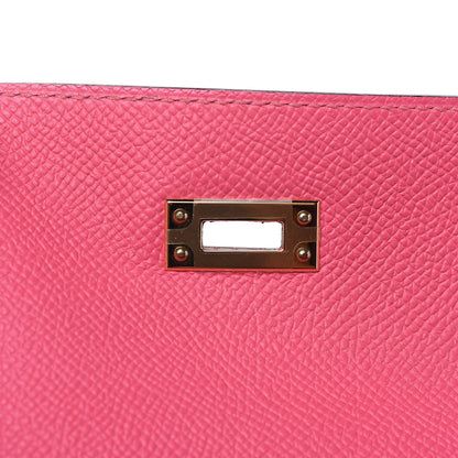 Hermes Epsom Kelly Sellier 25 Rose Azalee 14 of 33