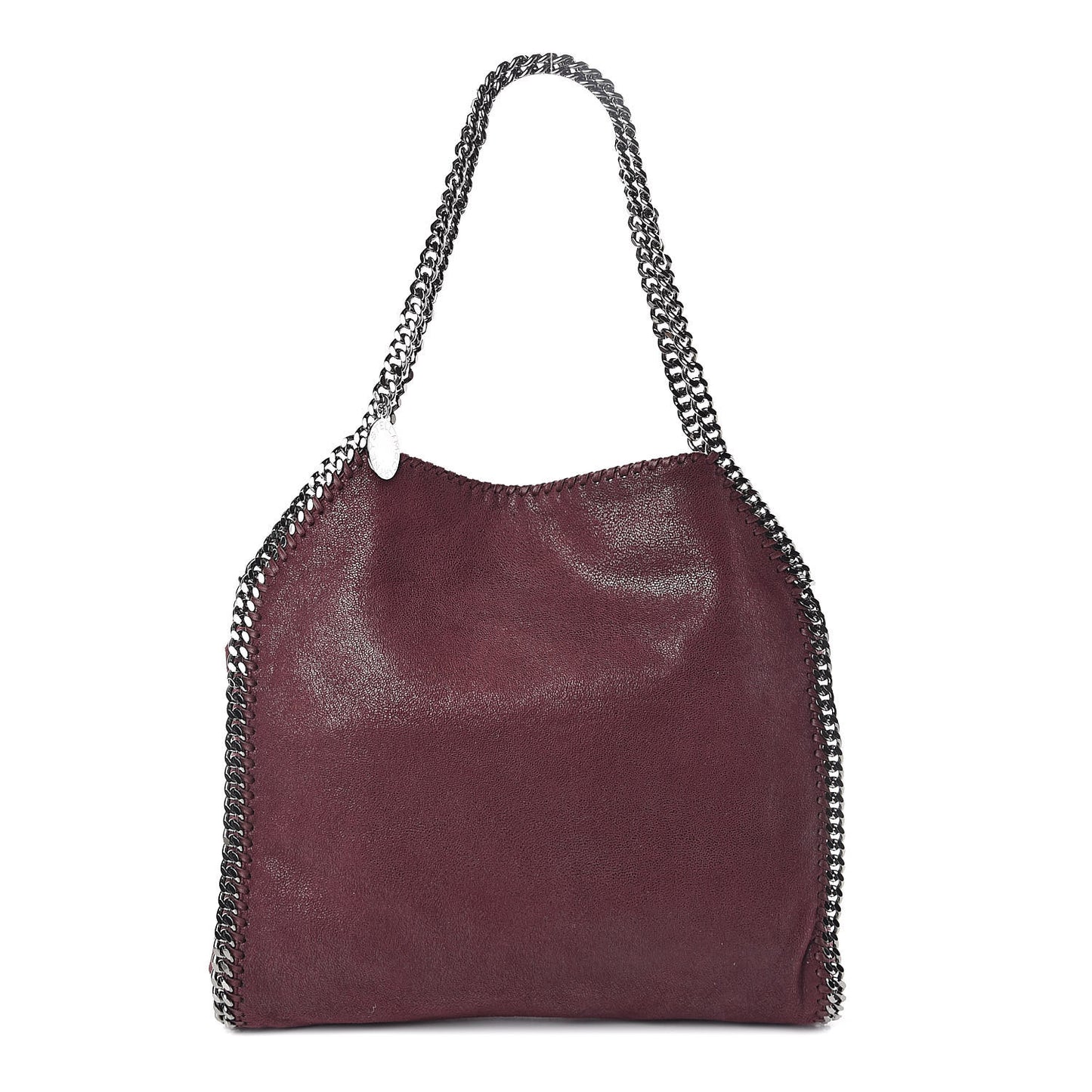 Shaggy Deer Small Falabella Tote Plum