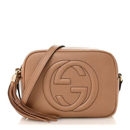 Gucci Pebbled Calfskin Small Soho Disco Bag Rose Beige 1 of 14
