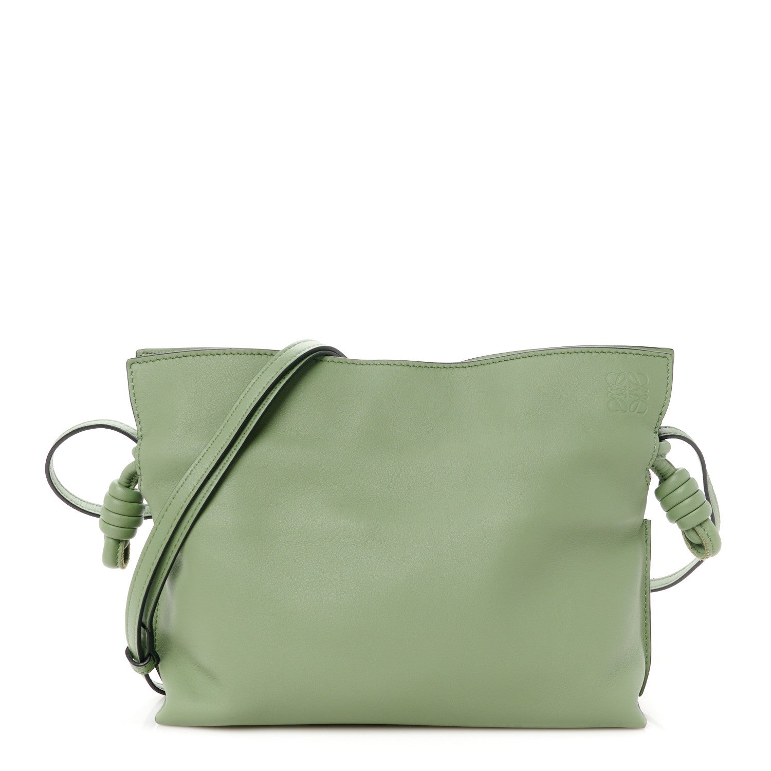 Loewe Calfskin Mini Flamenco Knot Clutch Rosemary 1 of 11
