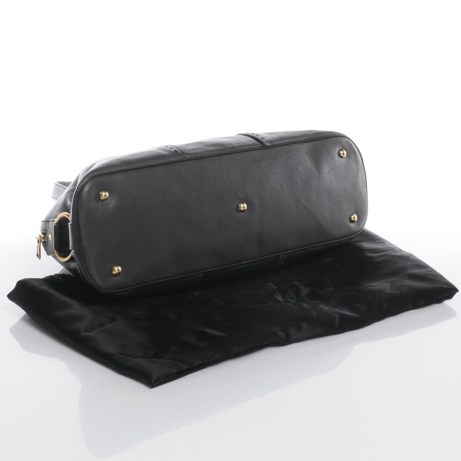 Saint Laurent Leather Large Muse Dark Grey 4 of 12