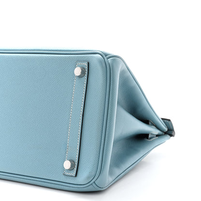 Hermes Epsom Birkin 30 Blue Jean 10 of 14