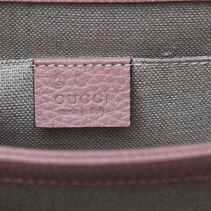 Gucci Dollar Calfskin Small Interlocking G Shoulder Bag Soft Pink 6 of 9