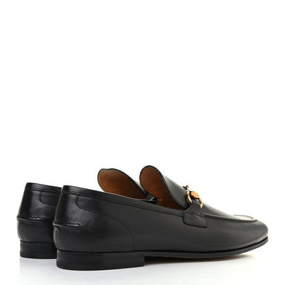 Gucci Calfskin Horsebit Mens Jordaan Loafers 10.5 Black 3 of 4