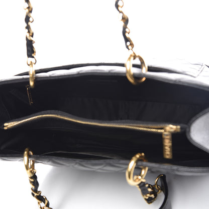 Chanel Caviar Quilted Grand Shopping Tote GST Black 5 of 13