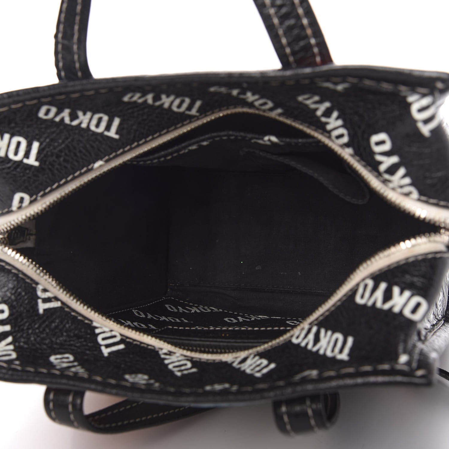 Balenciaga Agneau Arena Tokyo Print XS Bazar Shopper Tote 5 of 10