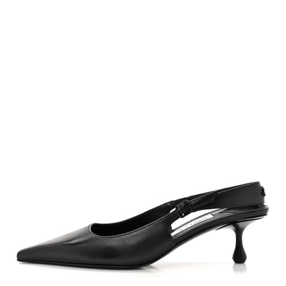 Jimmy Choo Nappa Amel 50 Slingback Pumps 36.5 Black 1 of 13