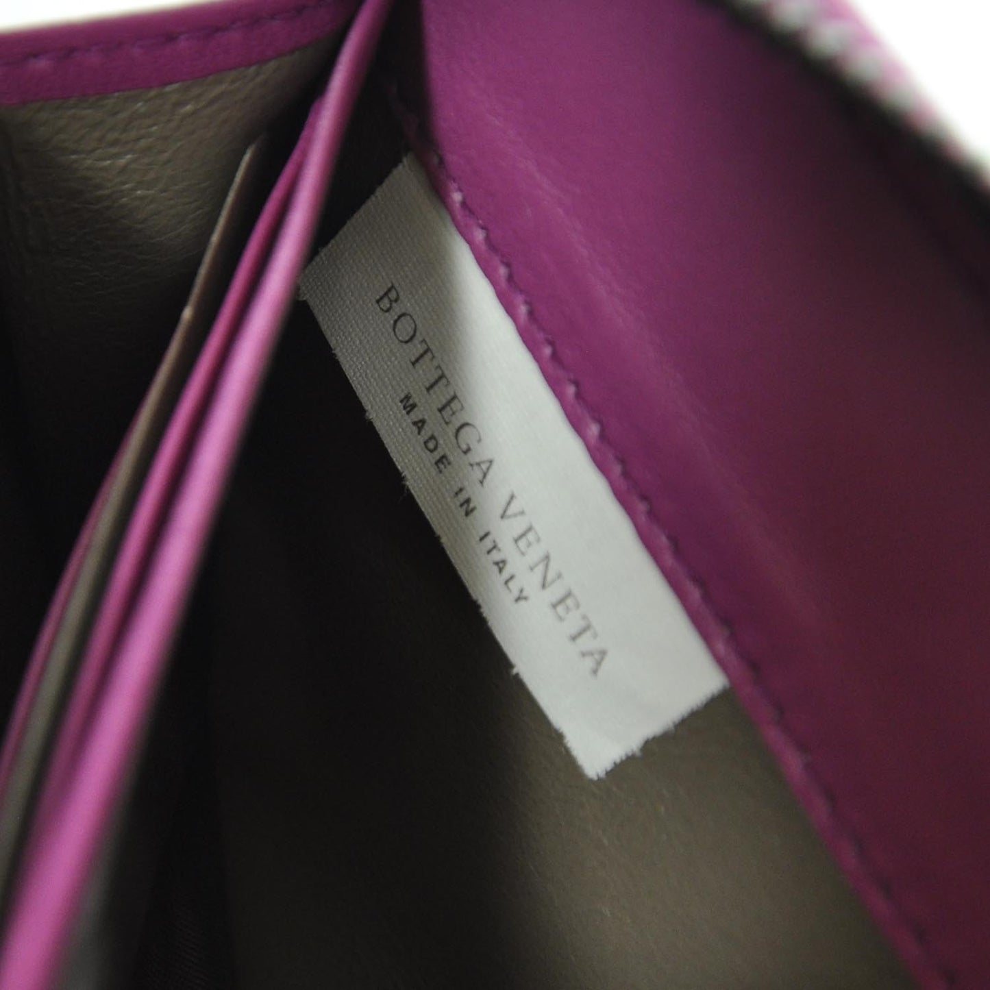 Nappa Intrecciato Zip Around Wallet Ametista
