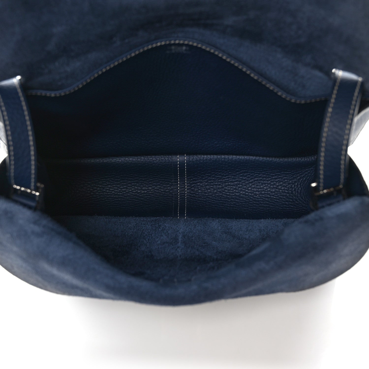 Hermes Taurillon Clemence Halzan 31 GM Bleu Encre 5 of 8