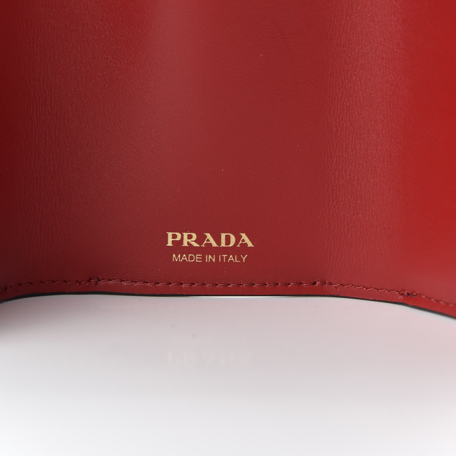 Prada Vitello Move Love Print Envelope Tri-Fold Wallet Black 6 of 7