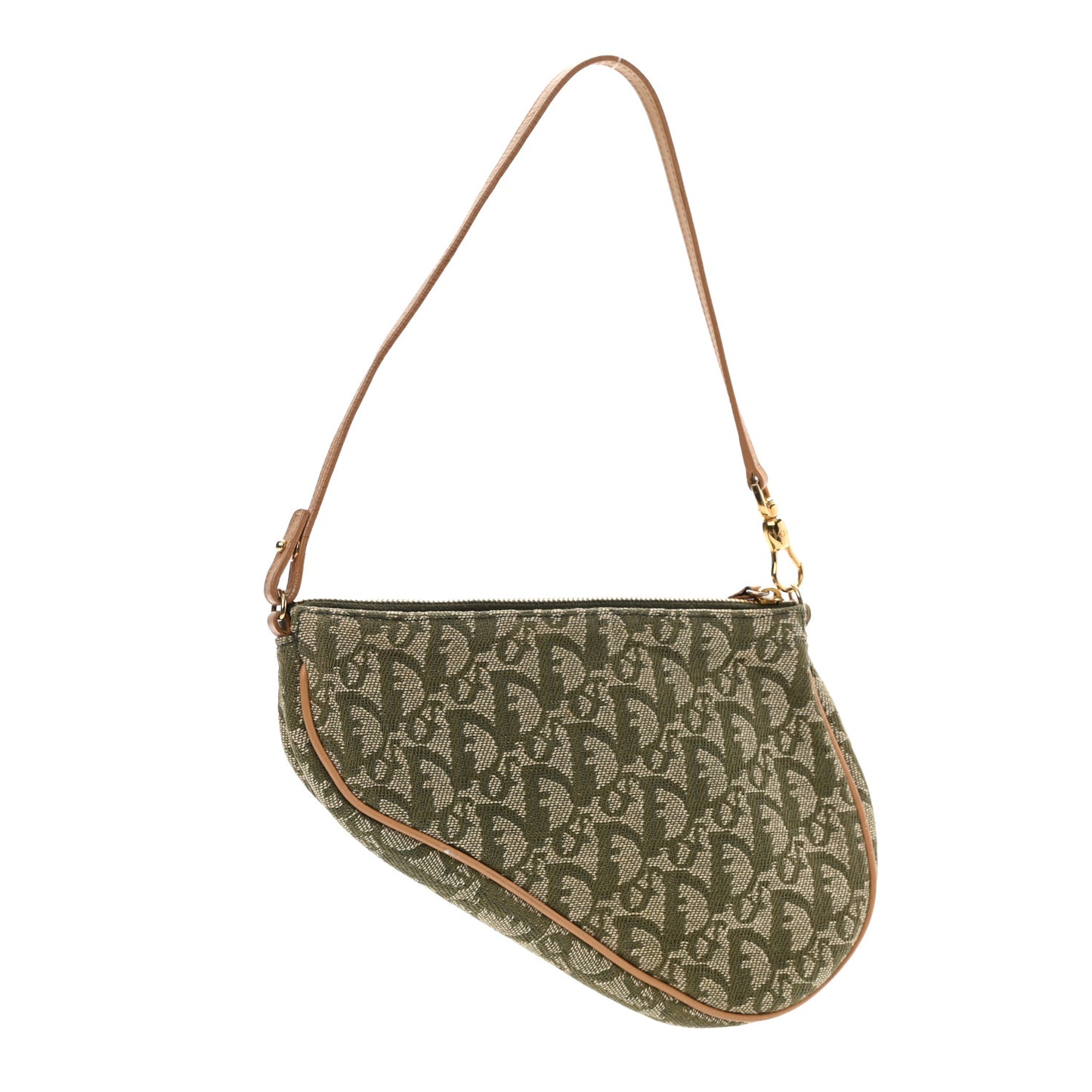 Monogram Mini Saddle Pochette Green