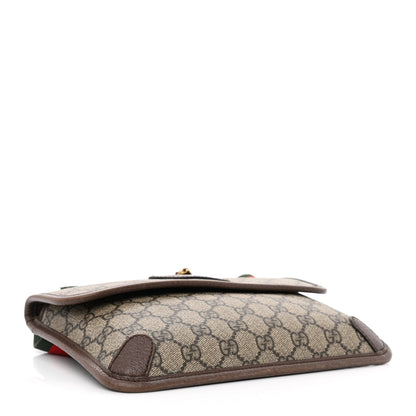 Gucci GG Supreme Monogram Neo Vintage Web Belt Bag Brown 4 of 15