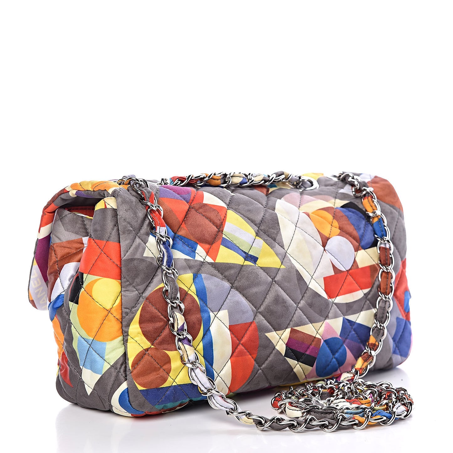 Nylon Printed Medium Coco Color Flap Multicolor