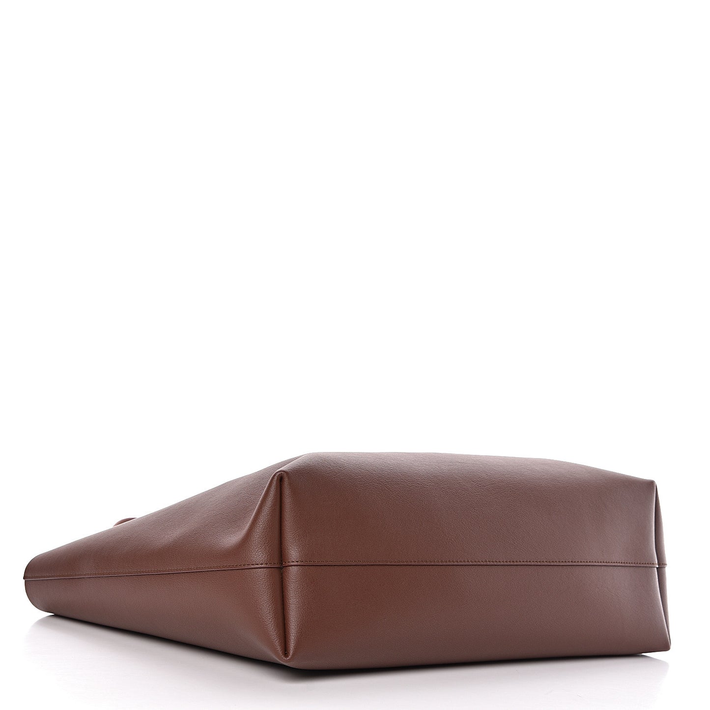 Calfskin Large Shopping Tote Old Brandy