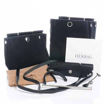 Hermes Toile Herbag Black 8 of 9