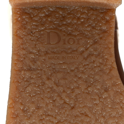 Christian Dior Calfskin Shearling D-Furious Boots 38 Dark Tan 6 of 9