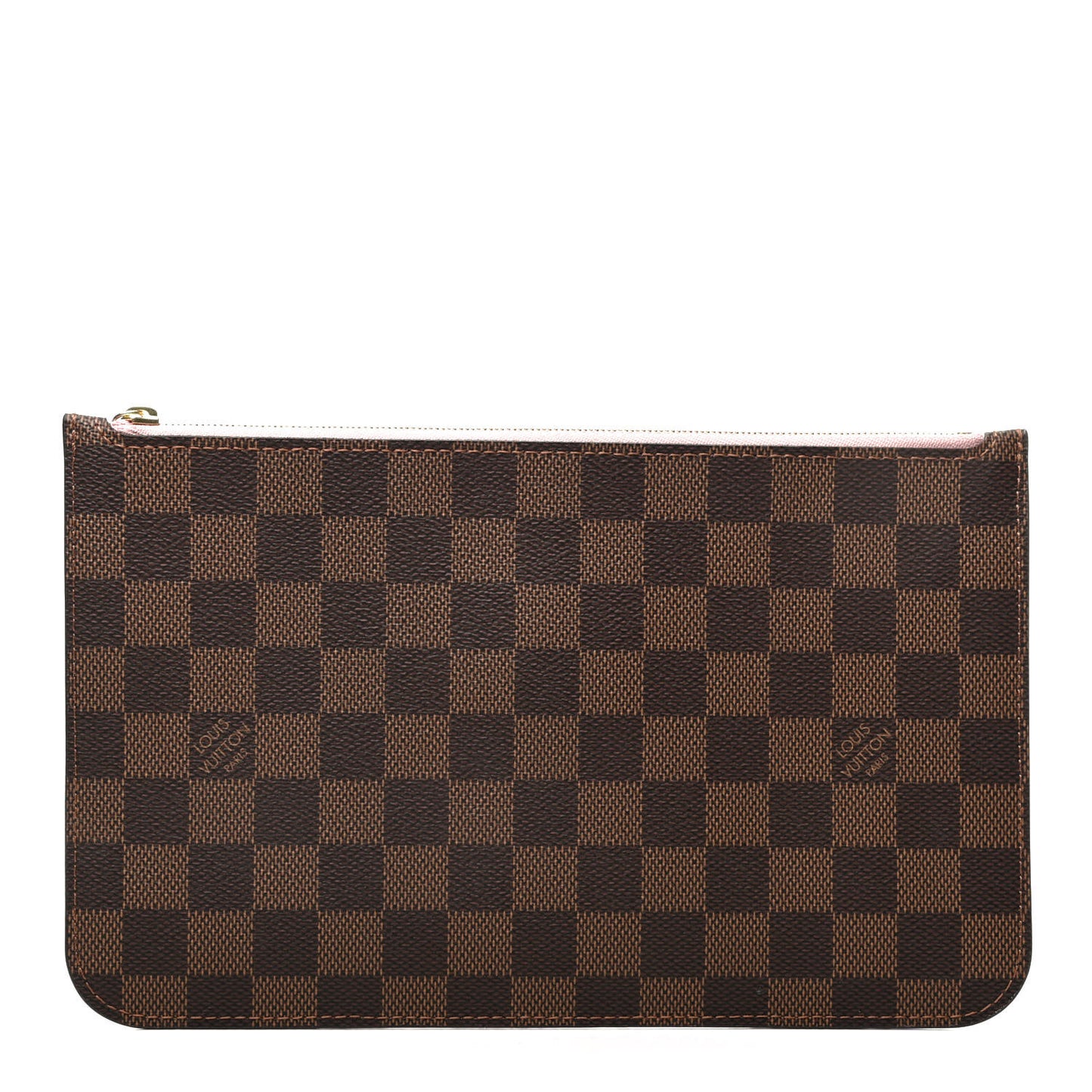 Damier Ebene Neverfull MM GM Pochette Rose Ballerine