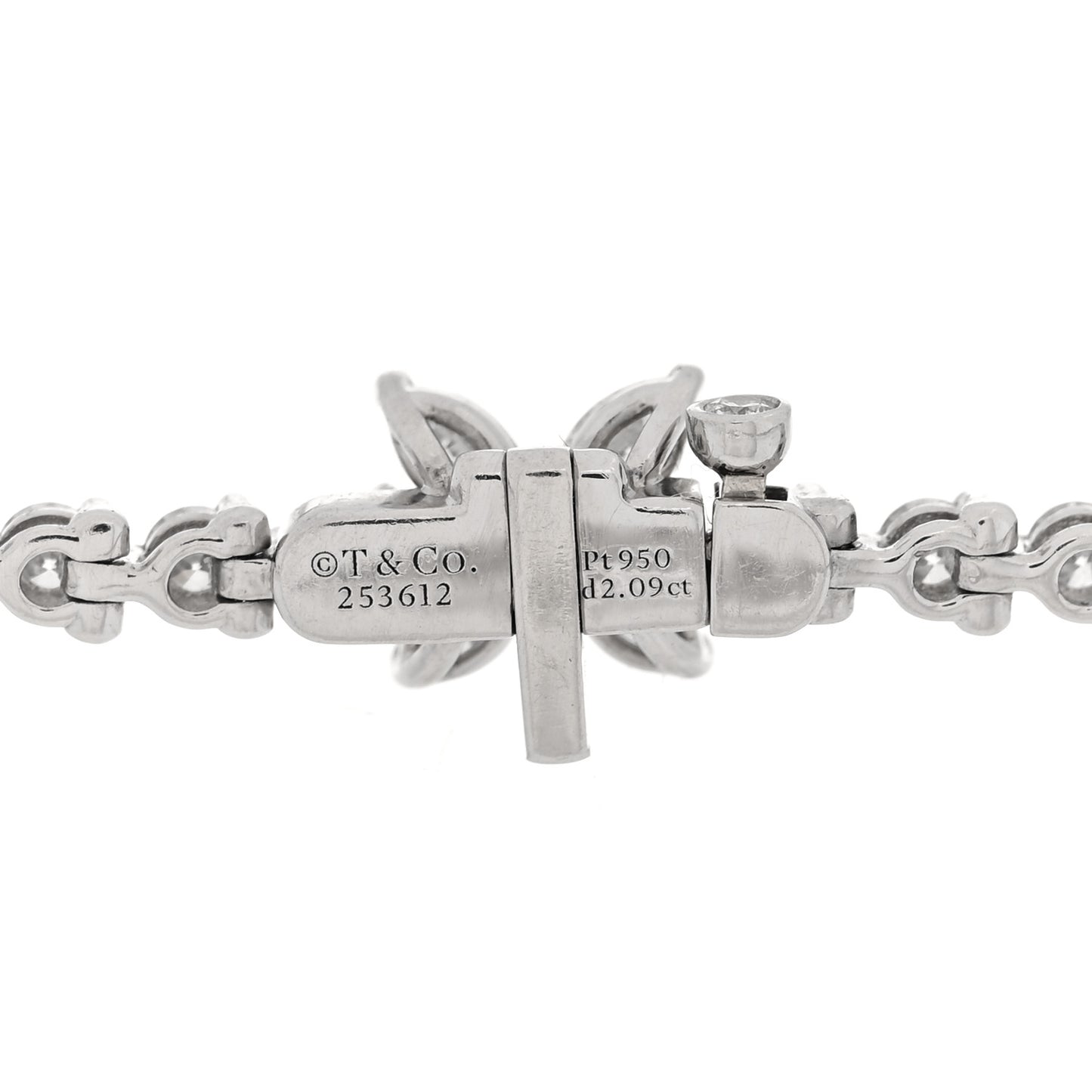 Platinum Diamond 2.09ctw Victoria Tennis Bracelet