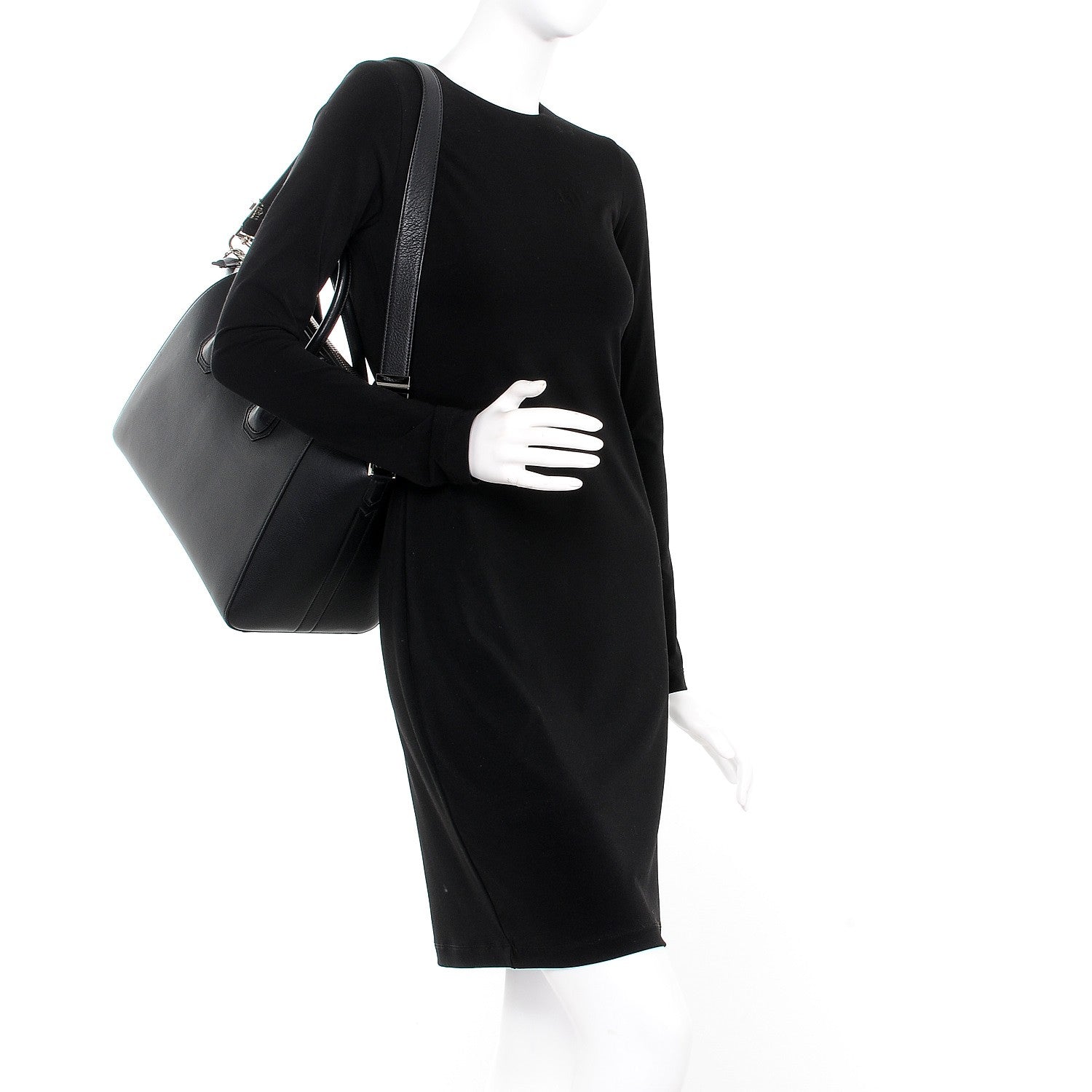 Givenchy Sugar Goatskin Medium Antigona Black 2 of 12