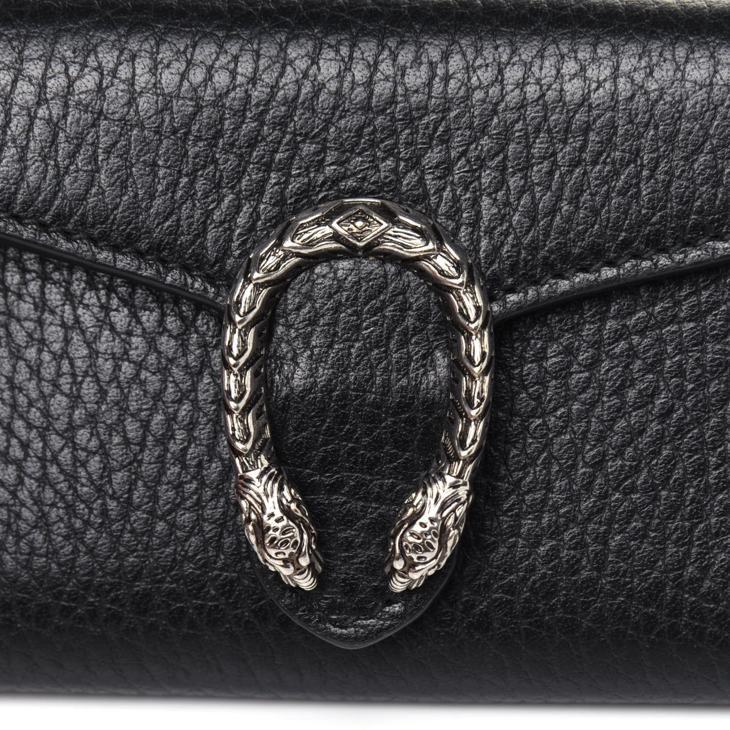 Calfskin Dionysus Coin Purse Black