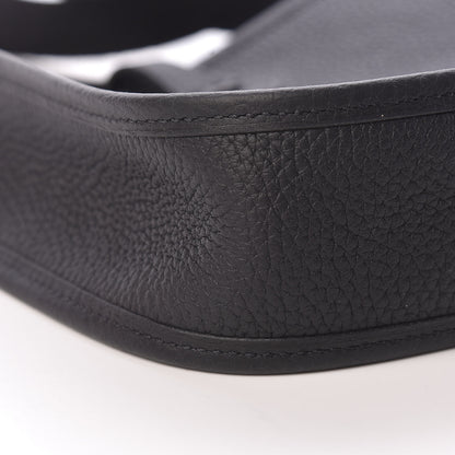 Hermes Taurillon Clemence Evelyne TPM Black 9 of 11