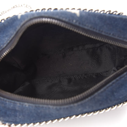 Stella McCartney Denim Love Falabella Crossbody Camera Bag Blue 7 of 10