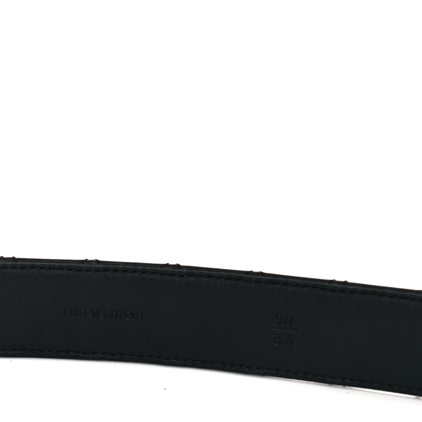 Lambskin Quilted CC Chain Belt 90 36 Black