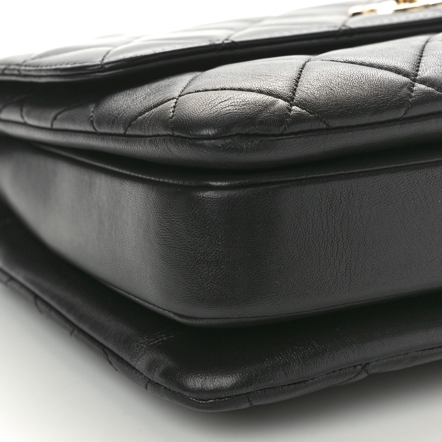 Chanel Lambskin Quilted Medium Trendy CC Flap Dual Handle Bag Black 9 of 10