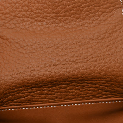 Hermes Taurillon Clemence Mini Lindy 20 Gold 11 of 13
