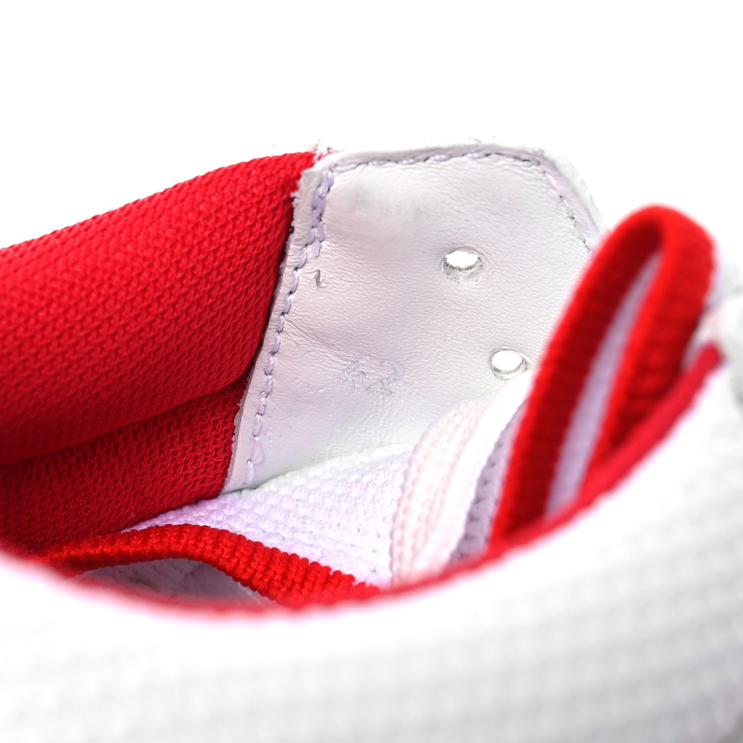 Calfskin Suede Nappa Spike Mens Astroloubi Low Top Sneakers 42 White Red