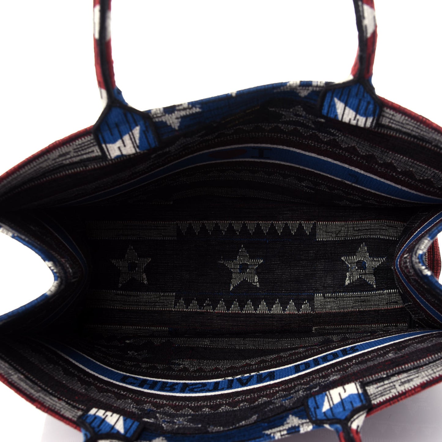 Canvas Embroidered Exclusive US Book Tote Multicolor