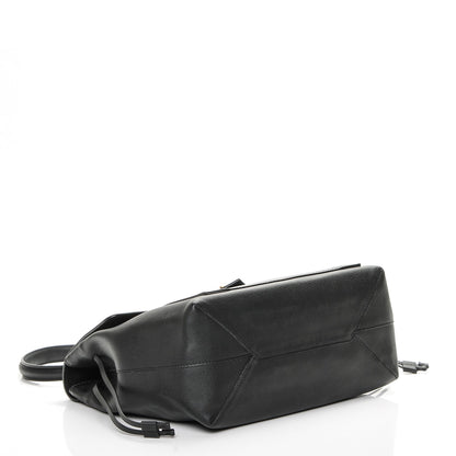 Louis Vuitton Calfskin Lockme MM Black 4 of 6