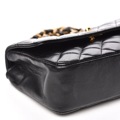 Chanel Lambskin Quilted Mini Rectangular Flap Bag Black 9 of 18