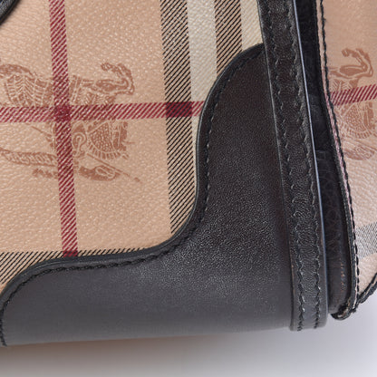 Burberry Haymarket Check Small Gladstone Chocolate 16 of 20