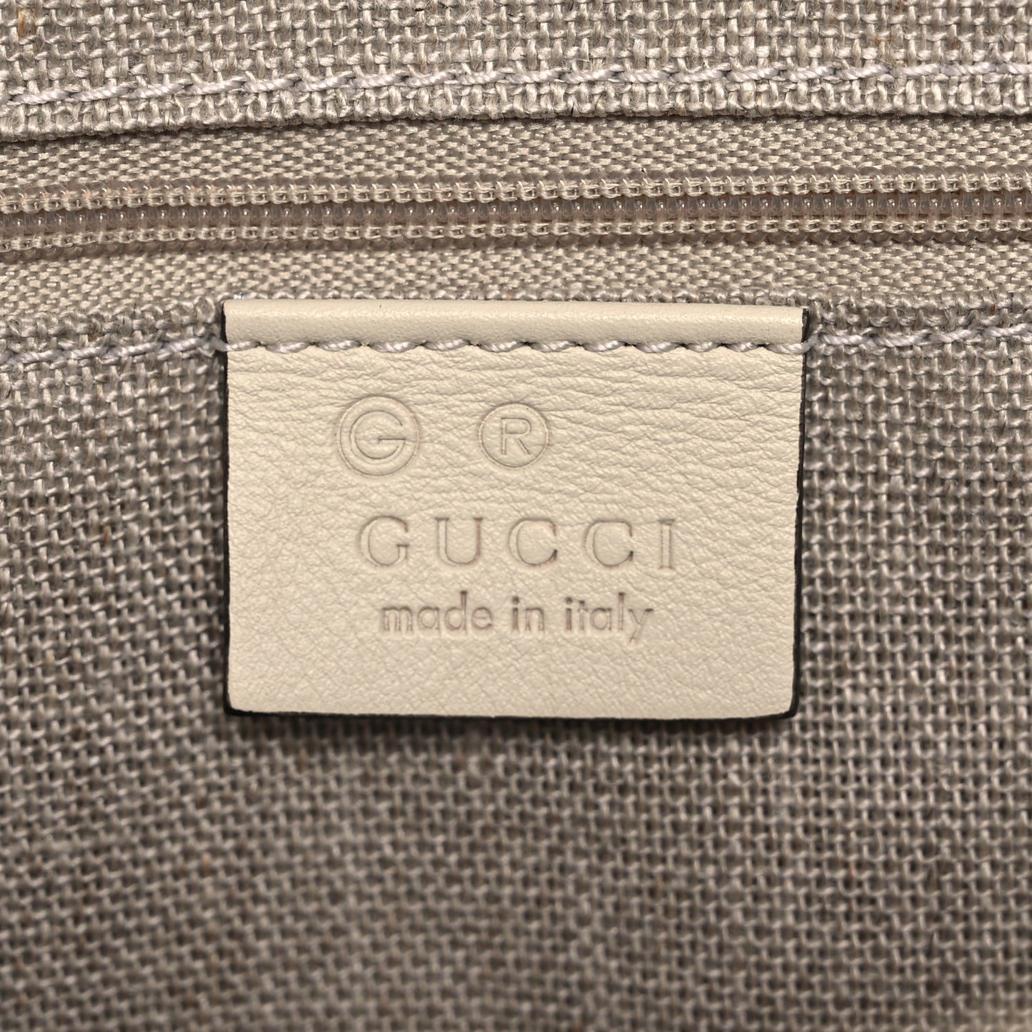 Soft Microguccissima Medium Dome Bag Ivoire